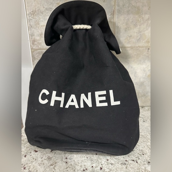 CHANEL Handbags - Authentic Chanel Bucket Backpack Pool Beach Bag